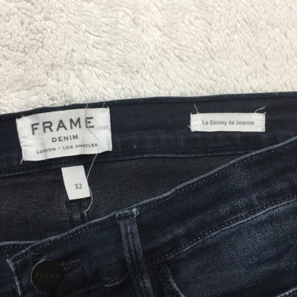 Frame Le Skinny De Jeanne Jeans, Manor Avenue‎ Size 32 Winter High Boots comfy - Picture 11 of 11